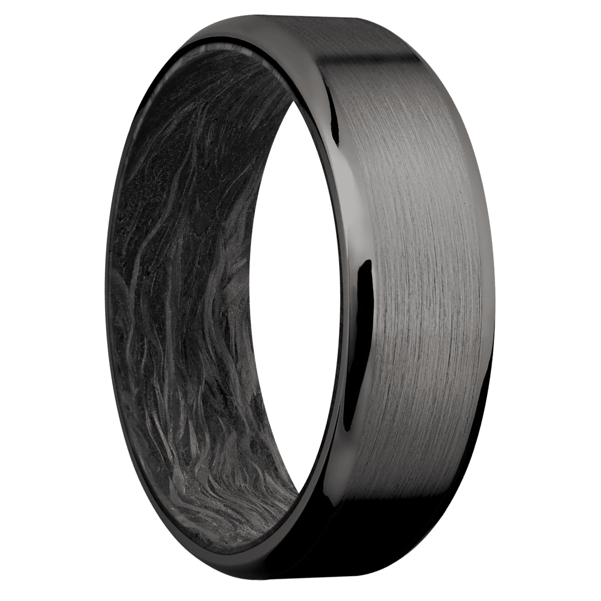 Tantalum Noir + Satin , Polish Finish + Forged Carbon Fiber