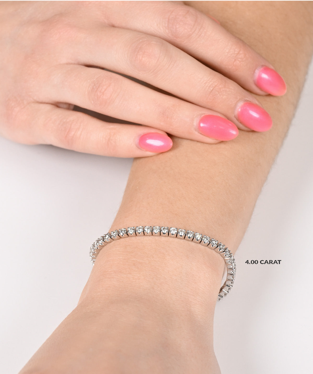 14K Gold Natural Diamond Tennis Bracelets