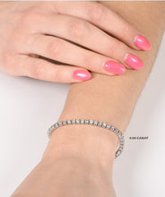 14K Gold Natural Diamond Tennis Bracelets