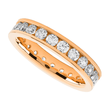 14K Rose Gold band with 23 Round Lab Grown Diamond (ST) having TCW-1.61