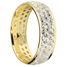 14K Yellow Gold + Polish Finish