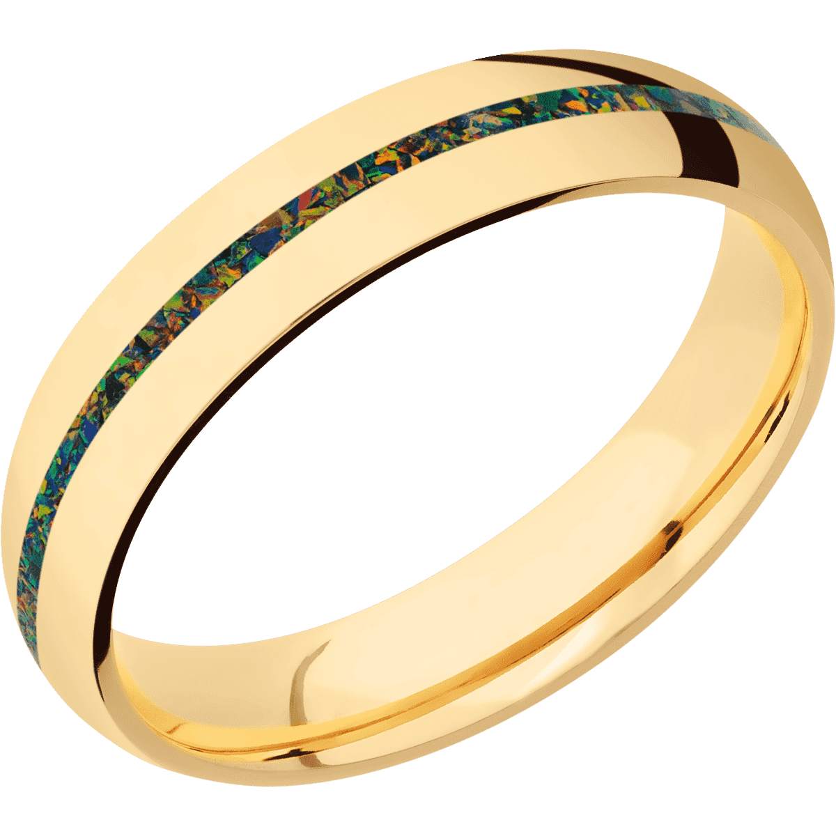 10K Yellow Gold + Polish Finish