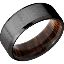 Zirconium + Crosssatinblack , Polish Finish + Cocobolo