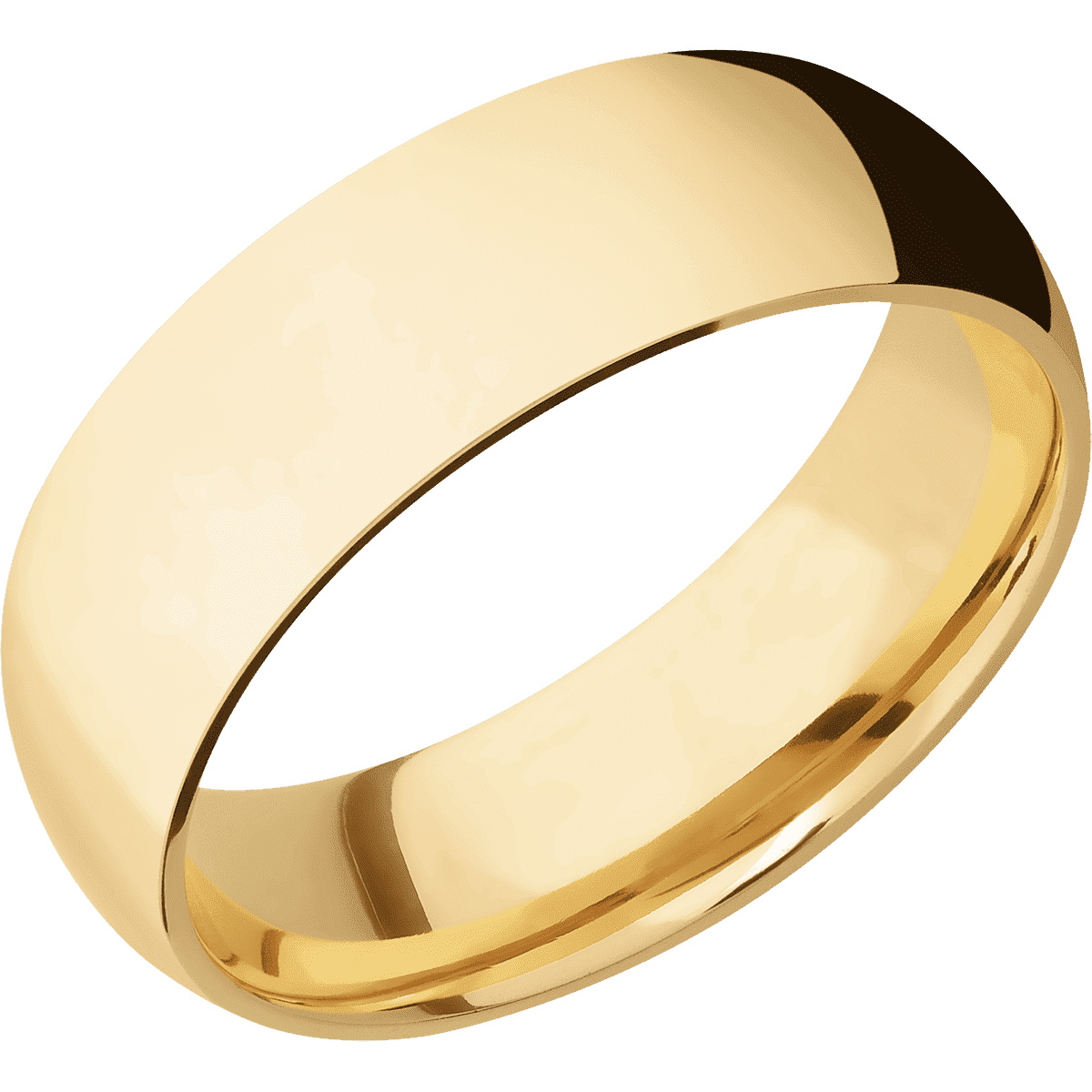 10K Yellow Gold + Polish Finish