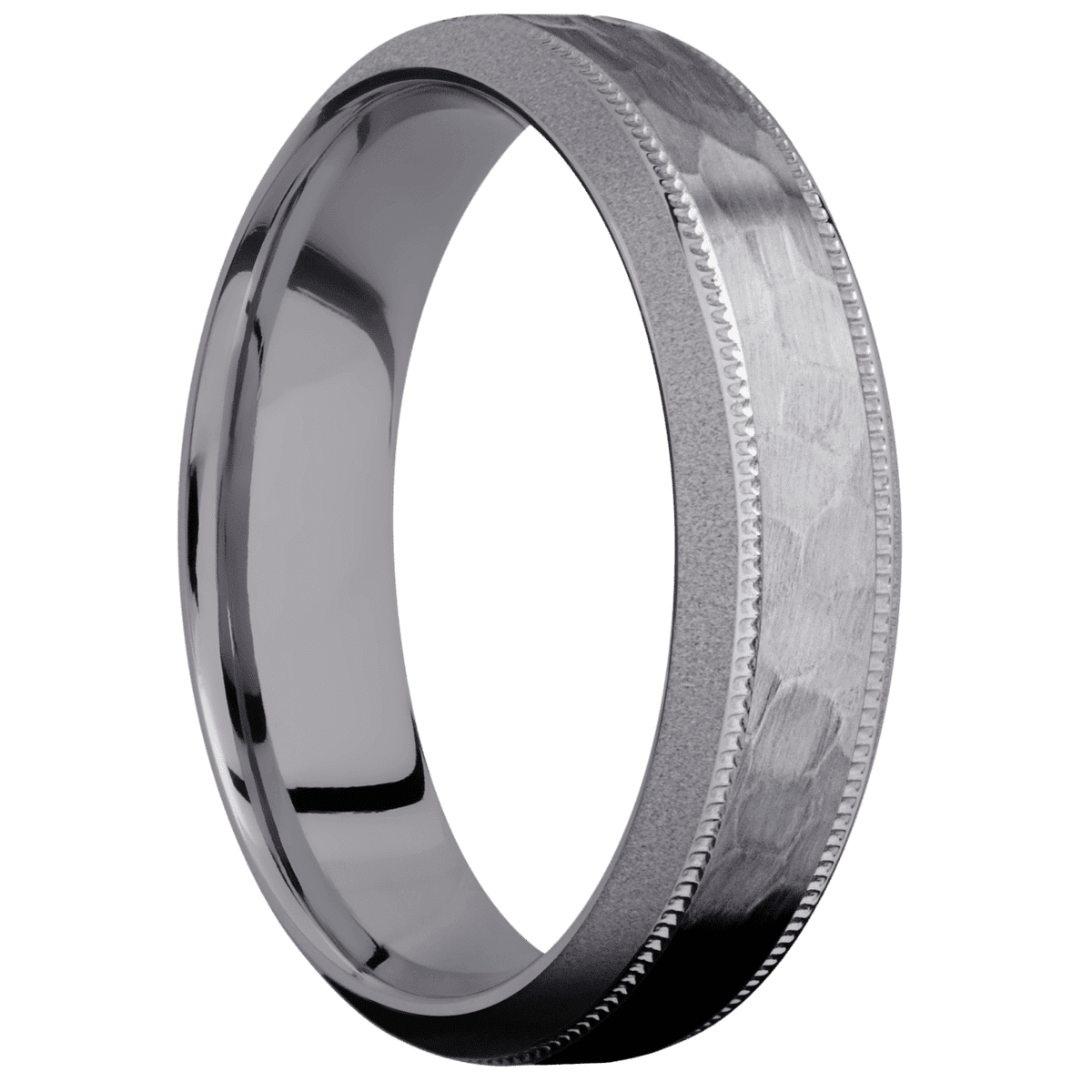 Tantalum + Hammer , Sand Finish