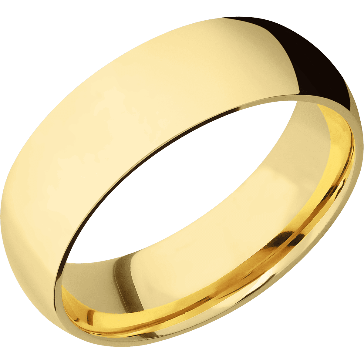 10K Yellow Gold + Polish Finish