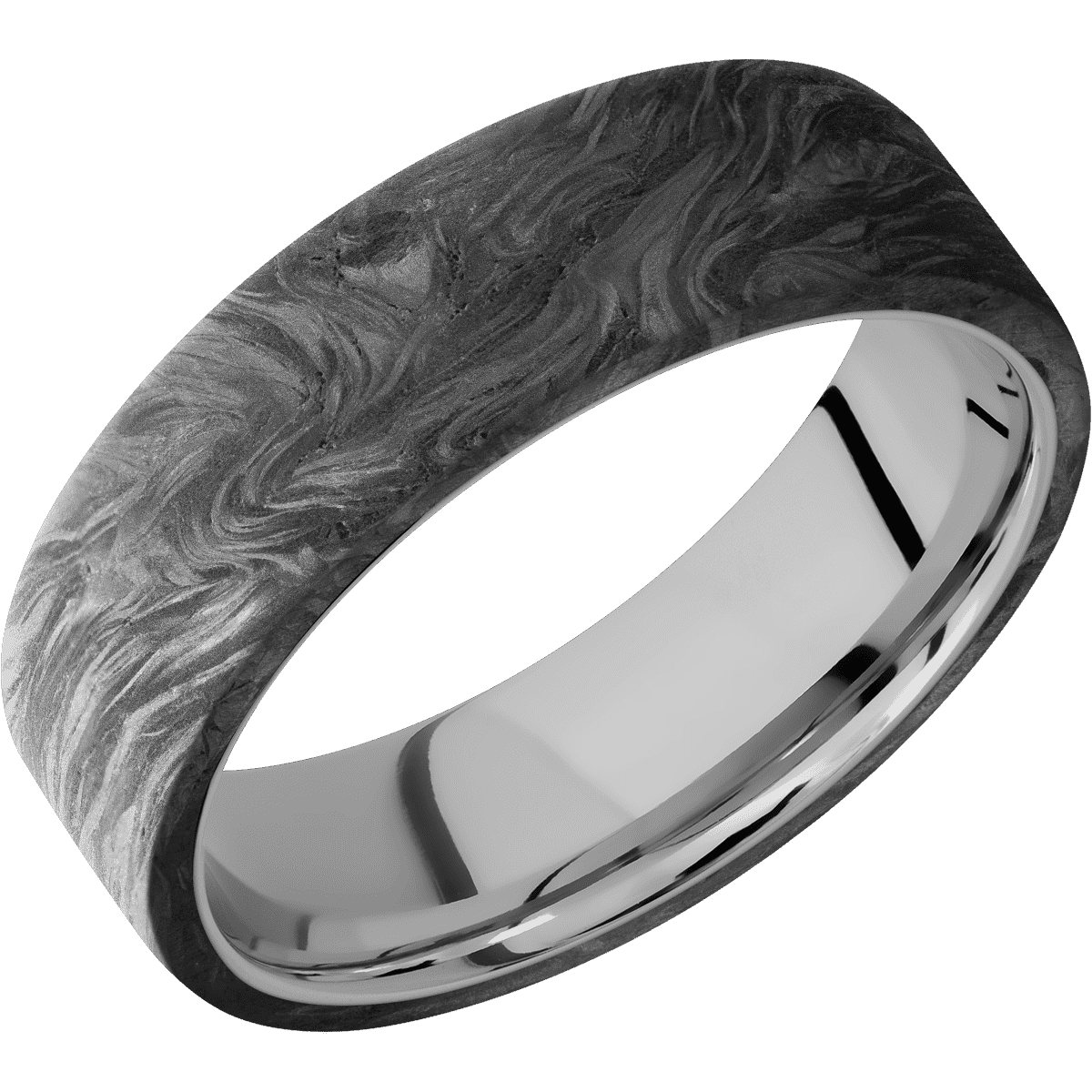 Forged Carbon Fiber + None Finish + Titanium