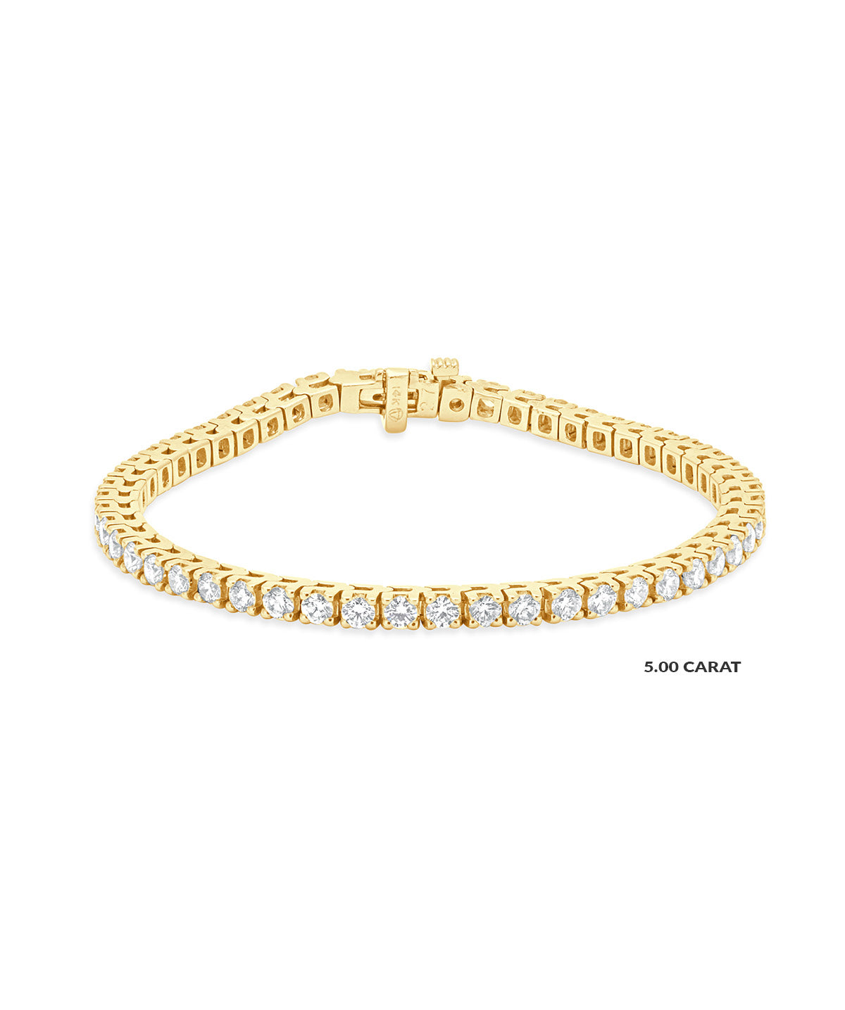 14K Gold Natural Diamond Tennis Bracelets
