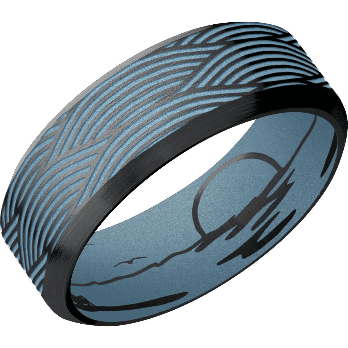 Zirconium + Satin , Satin Finish + Polar Blue