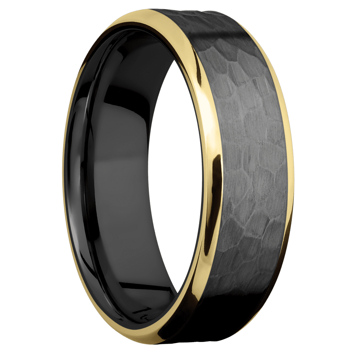 Zirconium + Hammer , Polish Finish