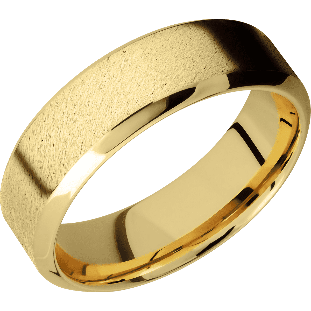14K Yellow Gold + Anglestone , Polish Finish