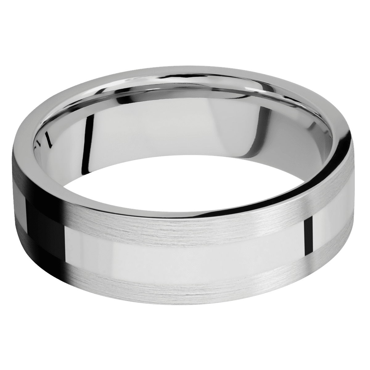 14K White Gold + Satin Finish
