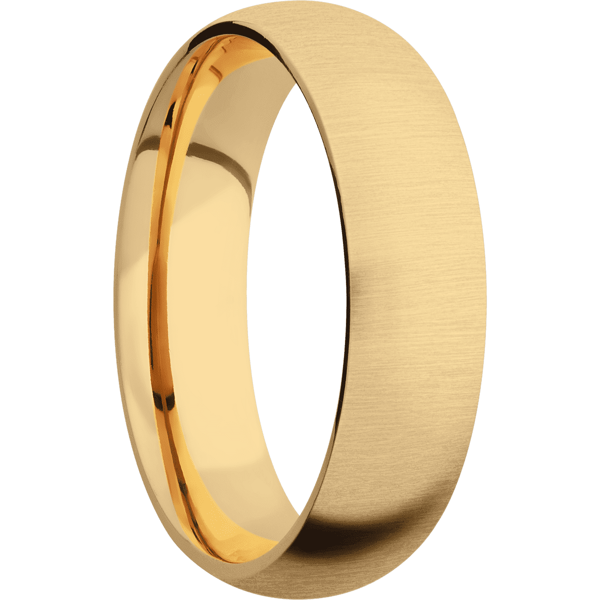 14K Yellow Gold + Crosssatin Finish