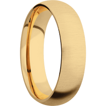 14K Yellow Gold + Crosssatin Finish