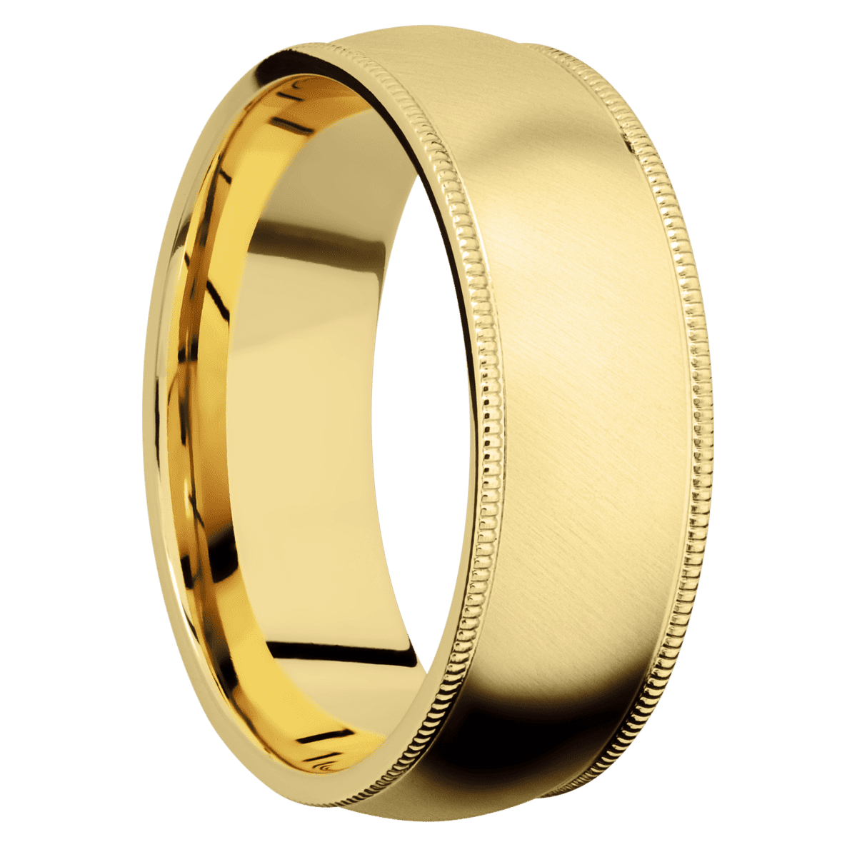 14K Yellow Gold + Anglesatin Finish