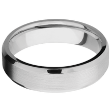 10K White Gold + Satin , Polish Finish