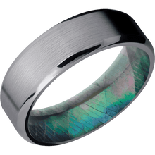 Tantalum + Satin , Polish Finish + Black Mother of Pearl