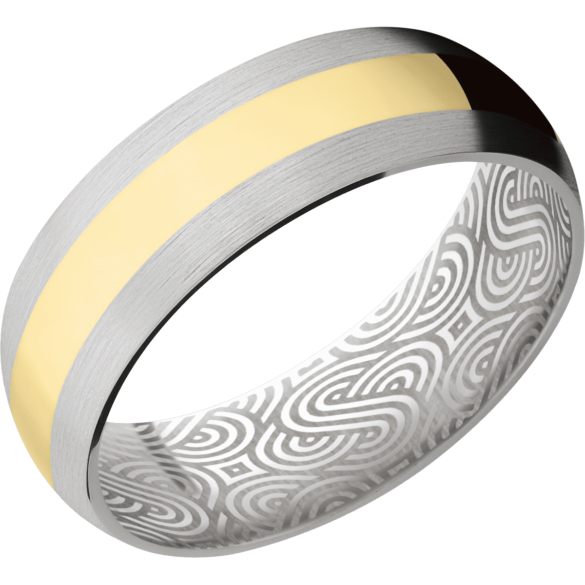 14K White Gold + Satin Finish