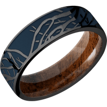 Zirconium + Polish Finish + Koa