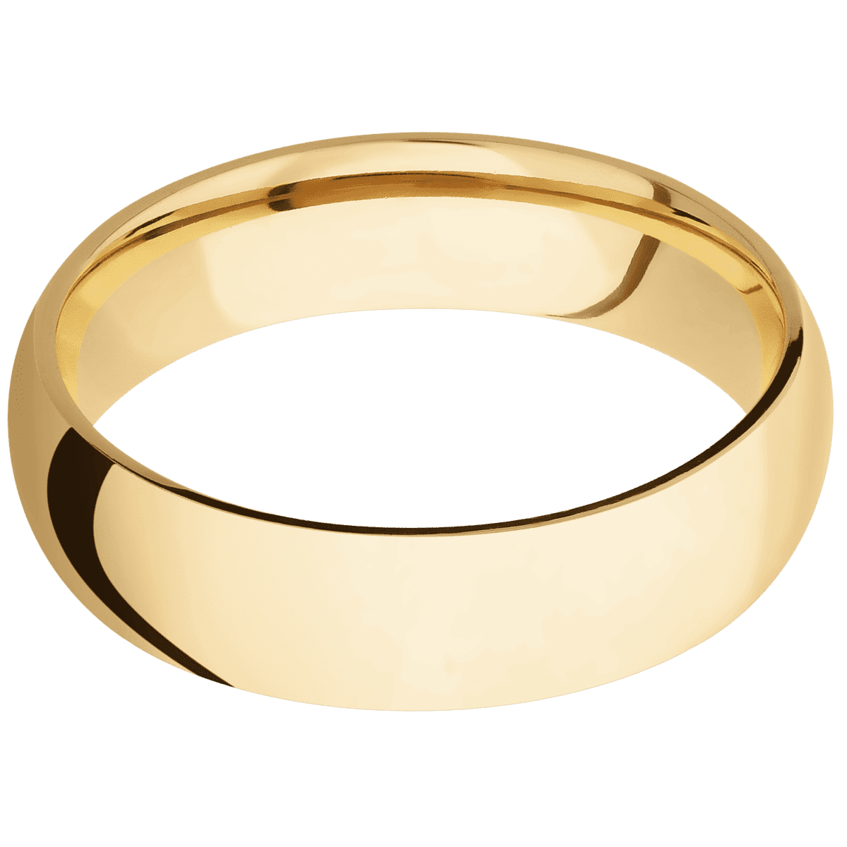 10K Yellow Gold + Polish Finish