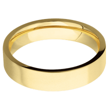 14K Yellow Gold + Bead Finish