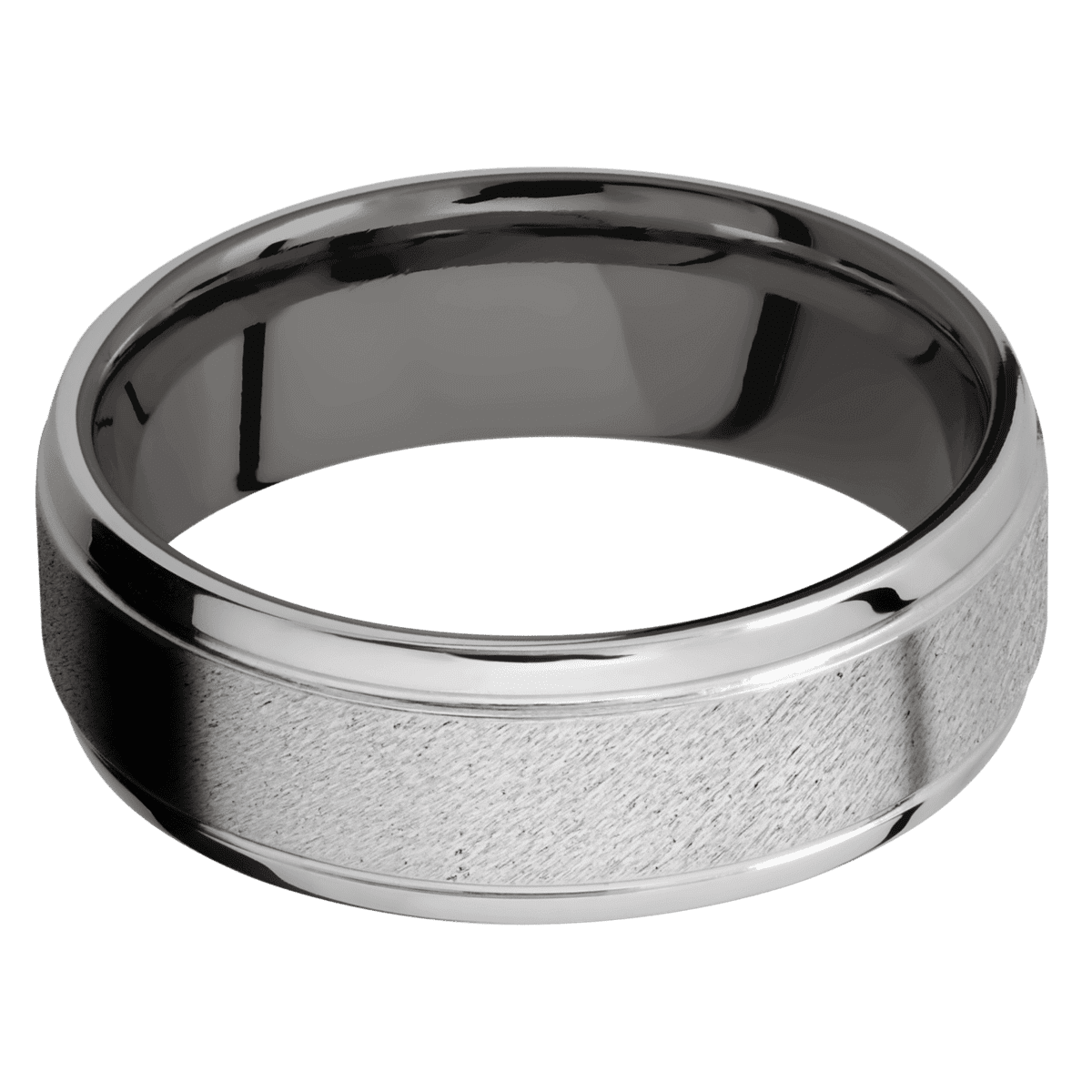 Titanium + Anglestone , Polish Finish + Tantalum Noir
