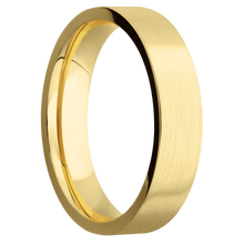 14K Yellow Gold + Satin Finish