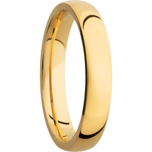 18K Yellow Gold + Polish Finish