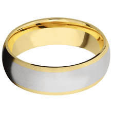 14K Yellow Gold + Satin Finish