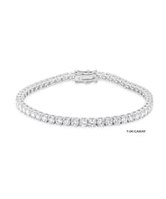 14K Gold Natural Diamond Tennis Bracelets