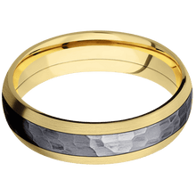 14K Yellow Gold + Satin Finish