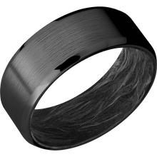 Zirconium + Satin , Polish Finish + Forged Carbon Fiber