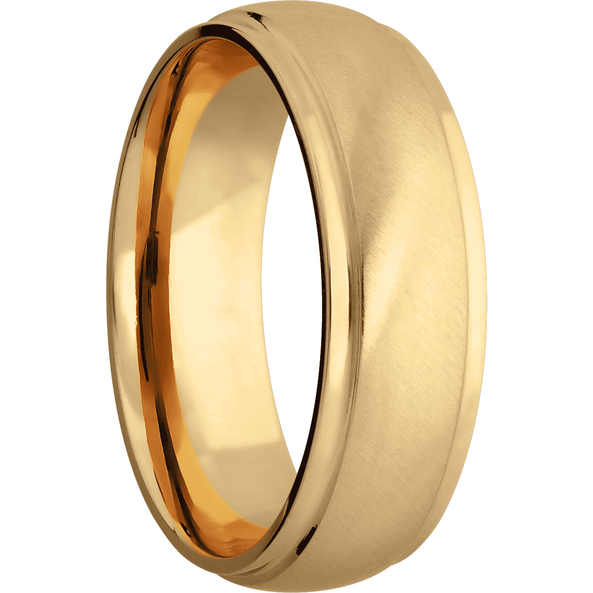 14K Yellow Gold + Anglesatin , Polish Finish