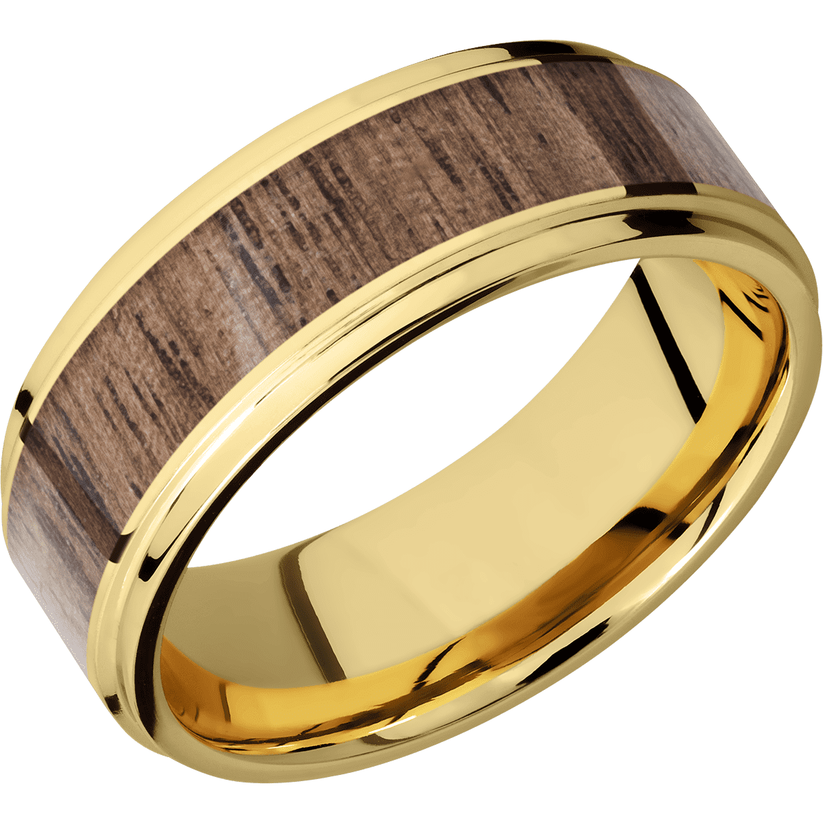 14K Yellow Gold + Polish , Polish Finish