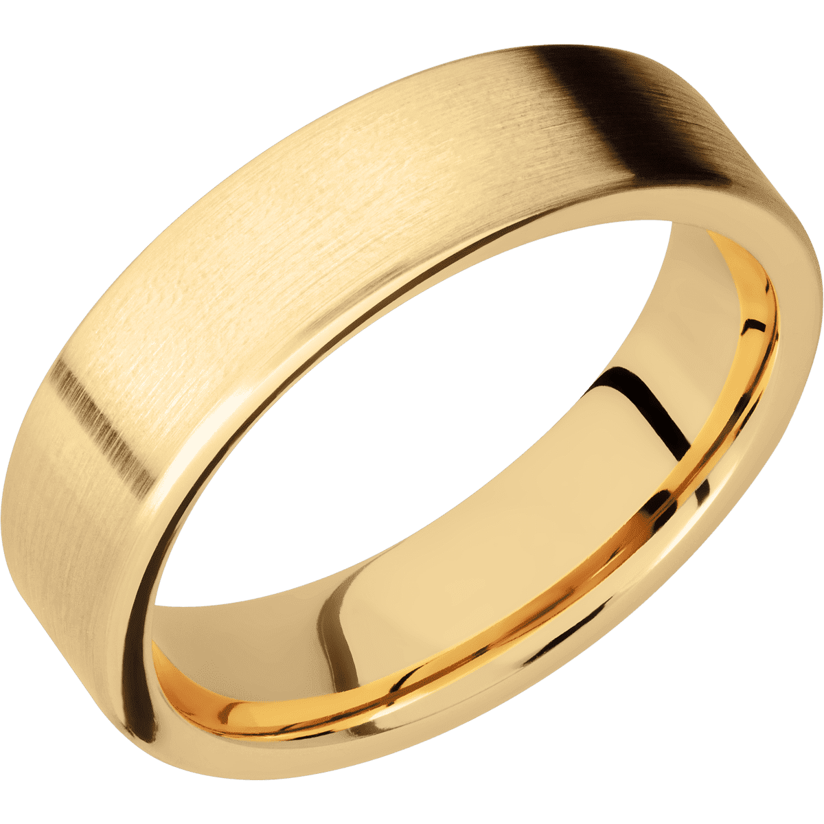 18K Yellow Gold + Satin Finish