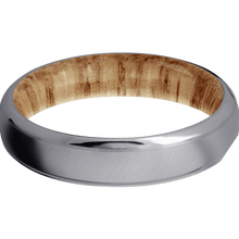 Tantalum + Anglesatin , Polish Finish + Natural Oak