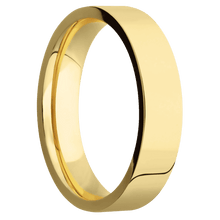 14K Yellow Gold + Polish Finish