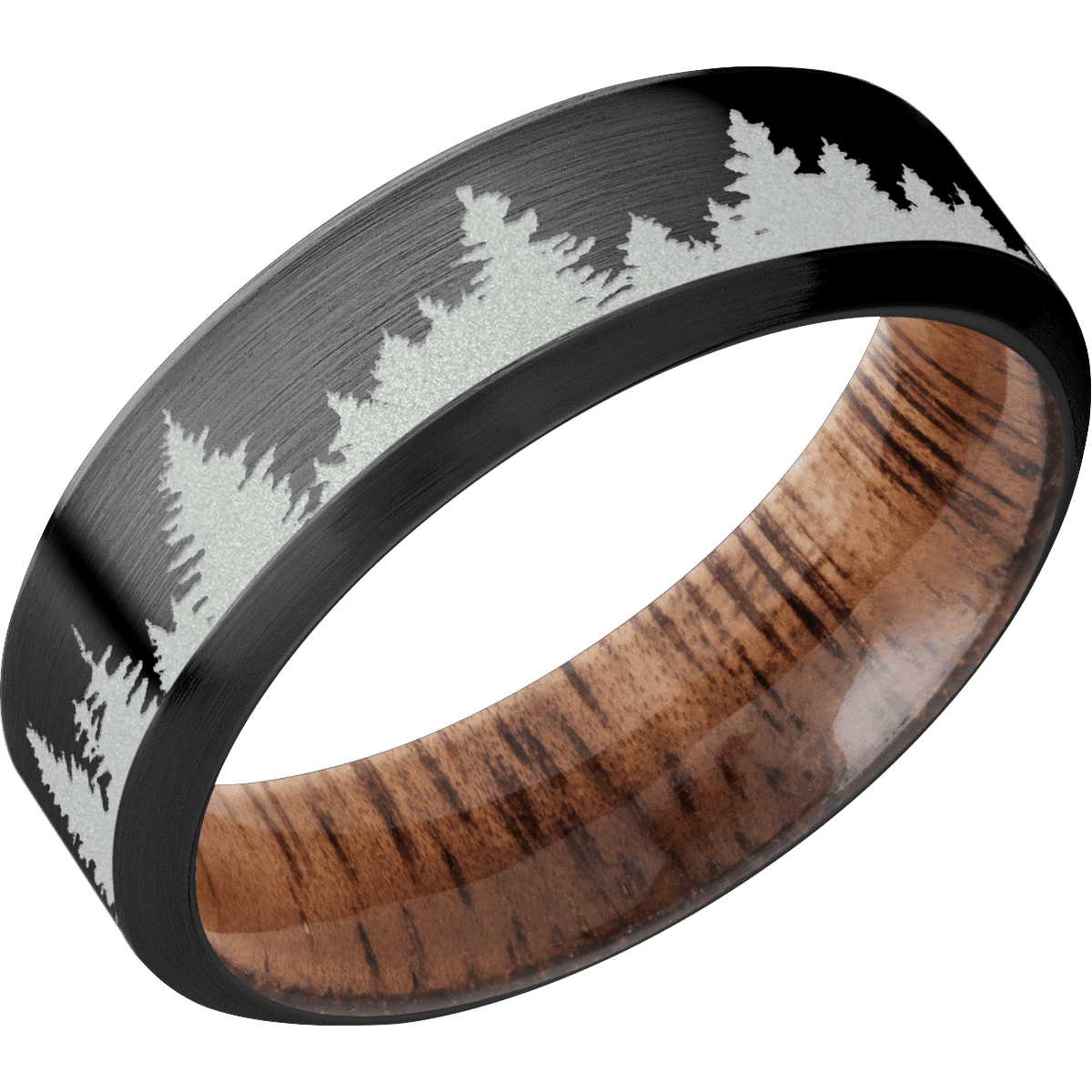 Zirconium + Satin , Satin Finish + Koa