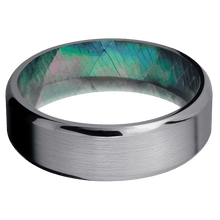 Tantalum + Satin , Polish Finish + Black Mother of Pearl