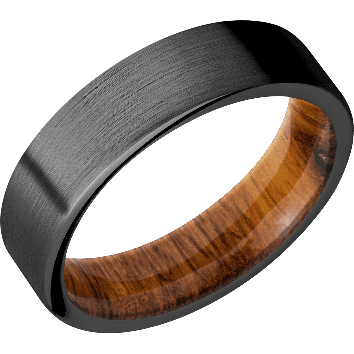 Zirconium + Satin Finish + Desert Iron Wood