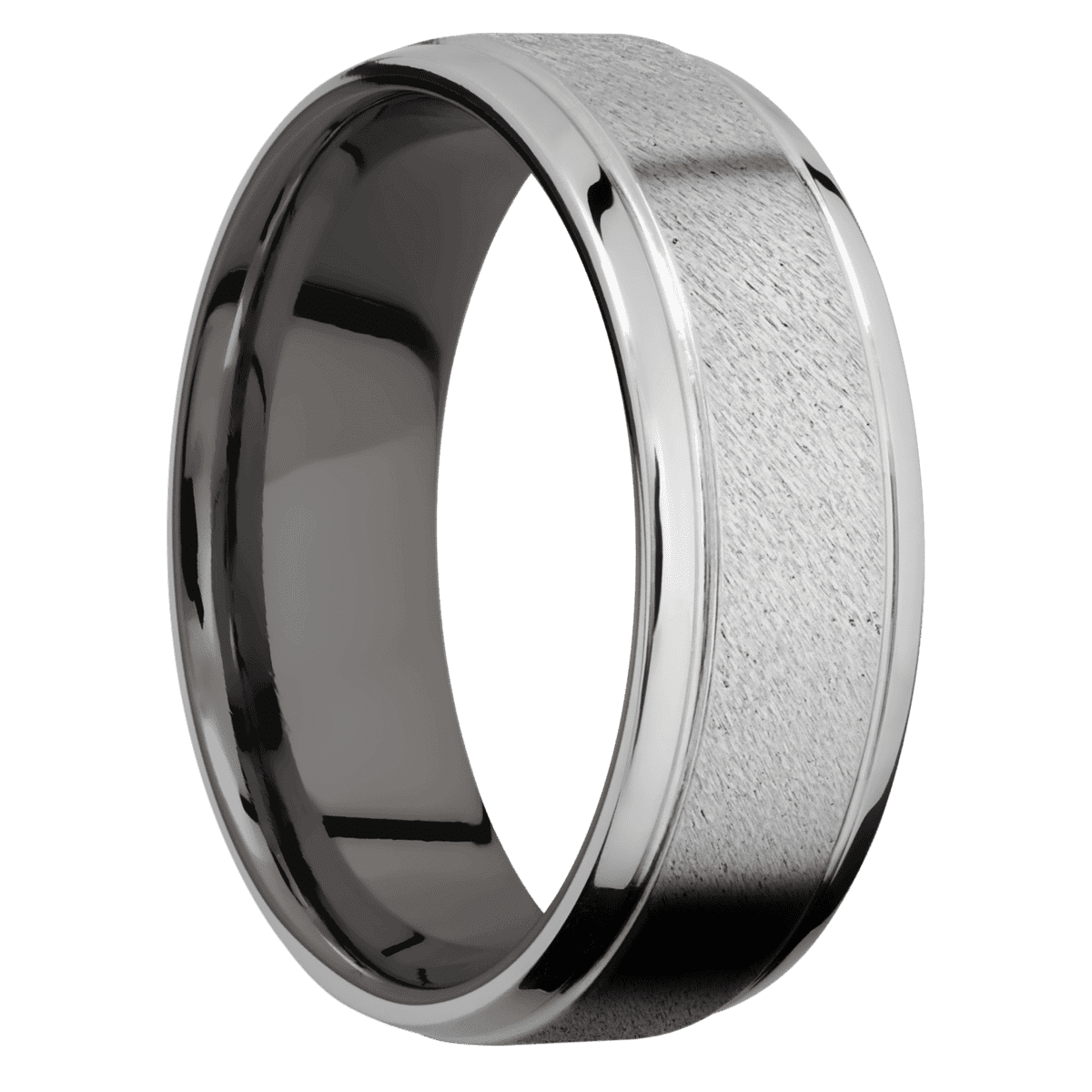 Titanium + Anglestone , Polish Finish + Tantalum Noir