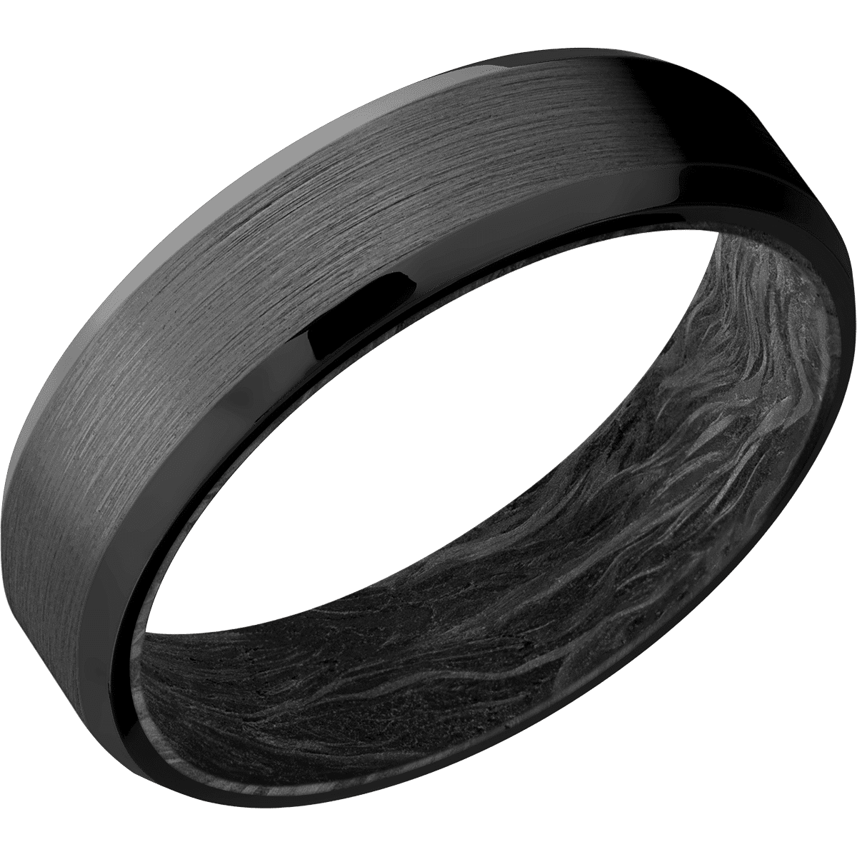 Zirconium + Satin , Polish Finish + Forged Carbon Fiber