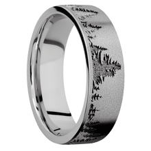 18K White Gold + Sand Finish