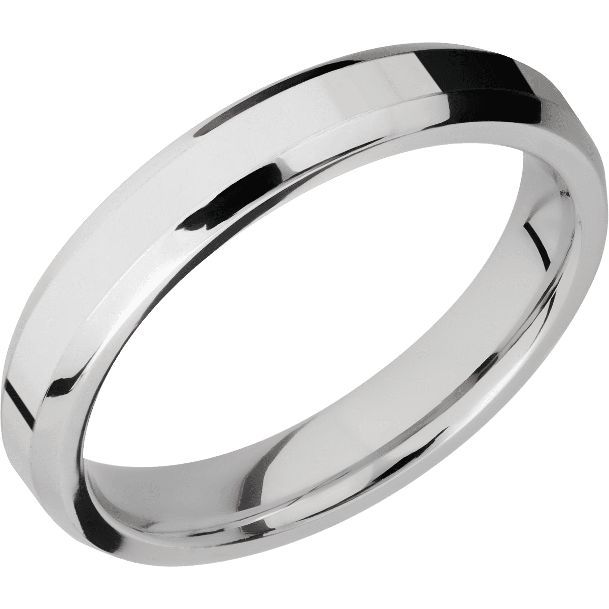 14K White Gold + Polish , Polish Finish