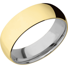 18K Yellow Gold + Polish Finish + Titanium