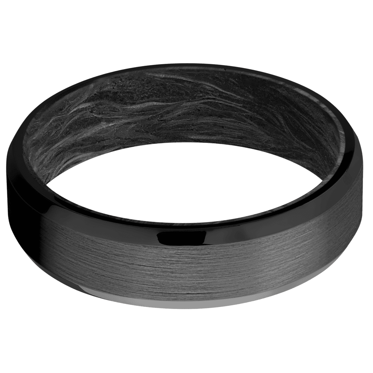 Zirconium + Satin , Polish Finish + Forged Carbon Fiber