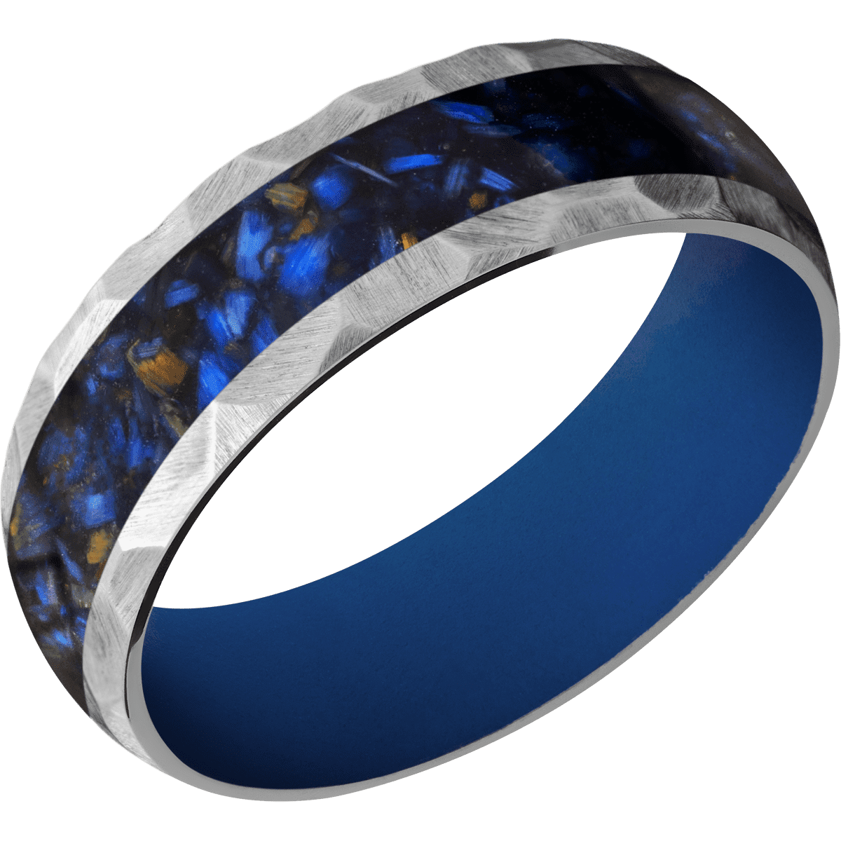 Titanium + Rock Finish + Royal Blue