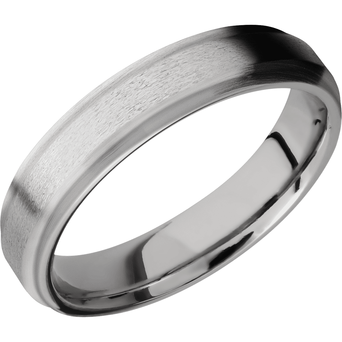 14K White Gold + Stone , Satin Finish