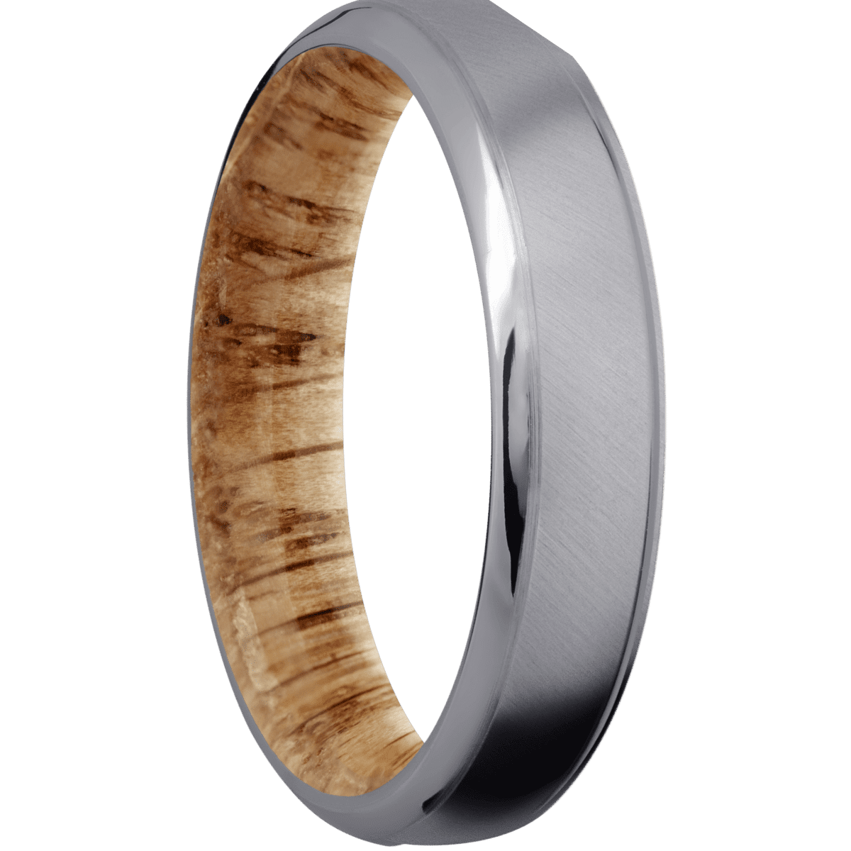 Tantalum + Anglesatin , Polish Finish + Natural Oak