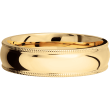 14K Yellow Gold + Polish Finish